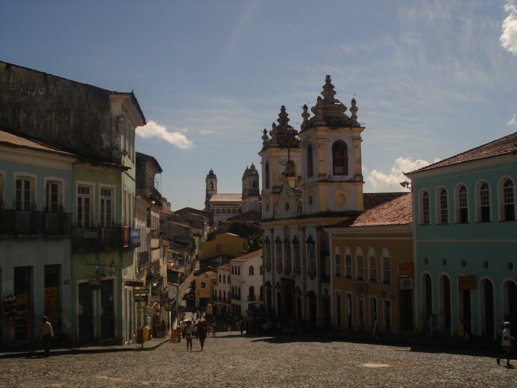 Pelourinho visto de dentro da Fundação Jorge Amado - Paula Sperb/Folhapress